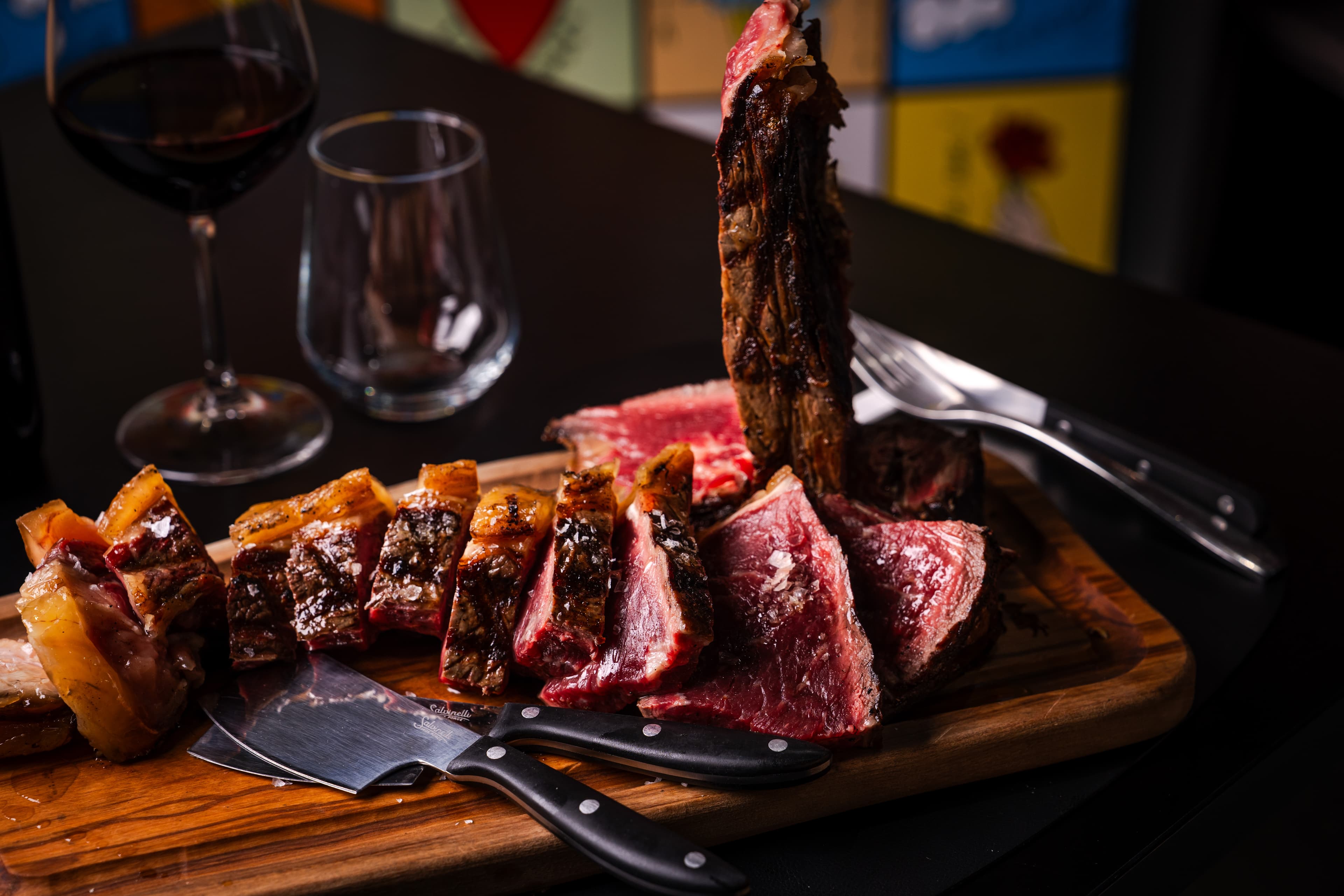 Chuleta de ternera a la parrilla